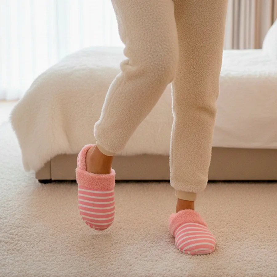PANTUFLAS-01 KIT DE 2 PARES DE PANTUFlAS 6819